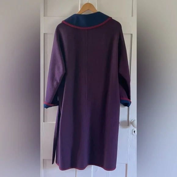 VTG Pendleton virgin wool wrap coat, large - Picture 9 of 14